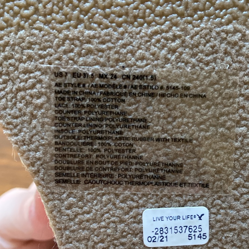 American Eagle Crochet Platform Sandal - Picture 8 of 8